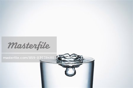 Glass Filled with Water