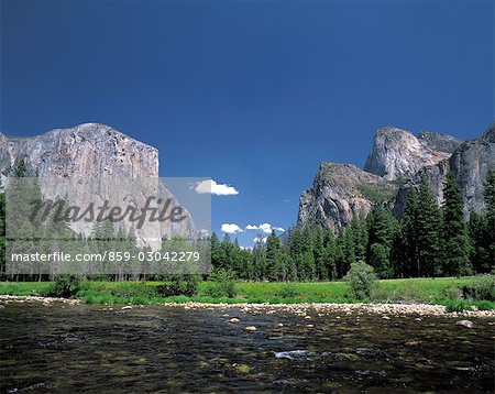 River by Mountain