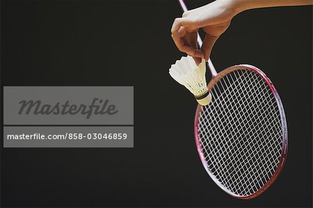 Servir de badminton