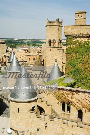 Médiévale vieille ville, Olite, Navarre, pays basque, Espagne, Europe