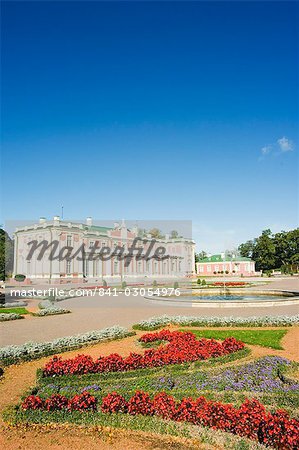 Garden at Kadriorg Palace, residence of the president of Estonia, Tallinn, Estonia, Baltic States, Europe