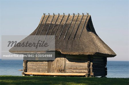 Traditionellen Reetdach Bauernhaus, National Open Air Museum, Rocca Al Mar, Tallinn, Estland, Baltikum, Europa