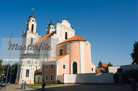 Église Sainte-Catherine, vieille ville, patrimoine mondial de l'UNESCO, Vilnius, Lituanie, pays baltes, Europe