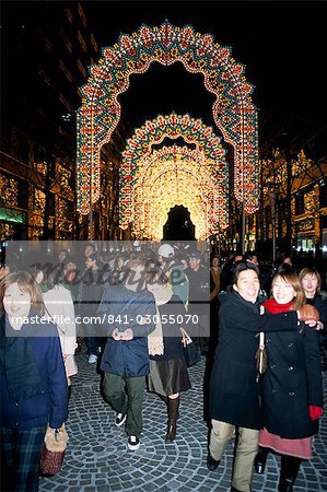 Noël illuminations, Ebisu, Tokyo, Japon, Asie