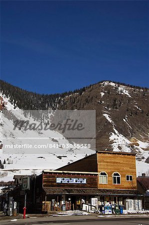Grocery store in the Wild West old silver mining town of Silverton, Colorado, United States of America, North America