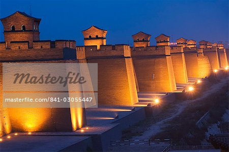 Dernière restant intacte muraille de la dynastie Ming en Chine, patrimoine mondial UNESCO, ville de Pingyao, Shanxi Province, Chine, Asie Dernière restant intacte muraille de la dynastie Ming en Chine, patrimoine mondial UNESCO, ville de Pingyao, Shanxi Province, Chine, Asie