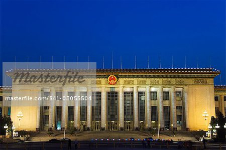 Great Hall of the People which is where the National Peoples Congress convenes, Tiananmen Square, Beijing, China, Asia Great Hall of the People which is where the National Peoples Congress convenes, Tiananmen Square, Beijing, China, Asia