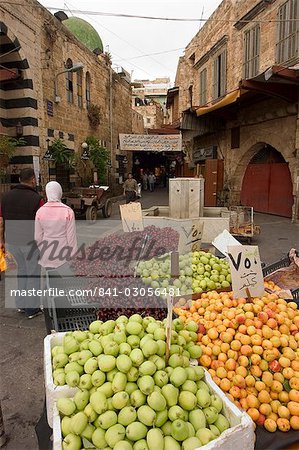 Fruit seller, Tripoli, Lebanon, Middle East