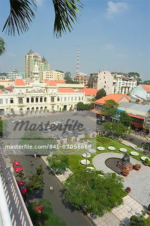 City Hall, Old Hotel de Ville, Ho Chi Minh City (Saigon), Vietnam, Southeast Asia, Asia