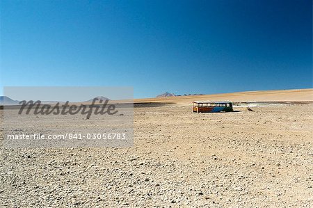 In der Nähe der Grenze zu Chile, Salar de Uyuni, Bolivien, Südamerika