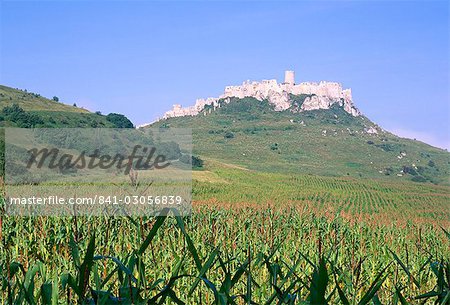 Größte Burgruine in Slowakei, Zipser Burg (Spissky Hrad), UNESCO Weltkulturerbe, Spis, Presov Region, Slowakei, Europa