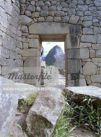 Ruines Incas, Machu Picchu, patrimoine mondial UNESCO, Pérou, Amérique du Sud