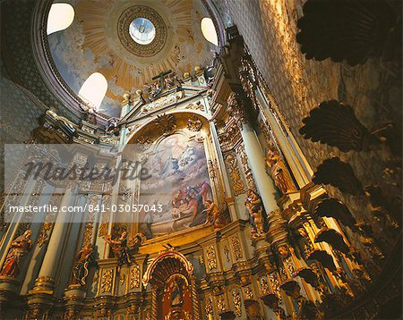 Church interior, Quito, Ecuador, South America