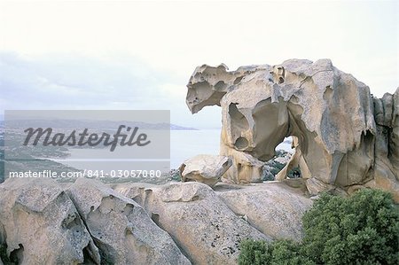 La Maddalena, île de Capo d'Orso, Costa Smeralda, Sardaigne, Italie, Méditerranée, Europe