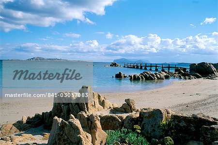 Romazzino beach, Costa Smeralda, island of Sardinia, Italy, Mediterranean, Europe