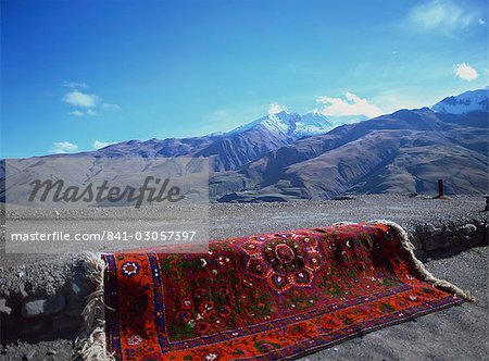 Village distant de Xinaliq montagnes de Caucus, Azerbaïdjan, Asie centrale, Asie