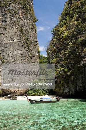 Pileh cove, île de Phi Phi Lay (Thaïlande), l'Asie du sud-est, Asie