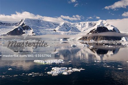 Détroit de Gerlache, péninsule de l'Antarctique, l'Antarctique, les régions polaires