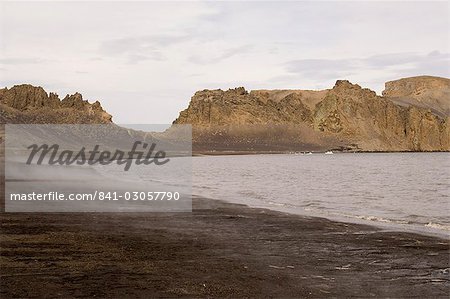 Telefon Bay, Deception Island, Süd-Shetland-Inseln, Antarktis, Polarregionen