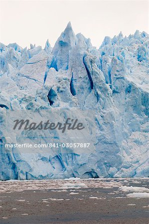 Garibaldi Glacier, Parc National de Darwin, Tierra del Fuego, Patagonie, au Chili, en Amérique du Sud