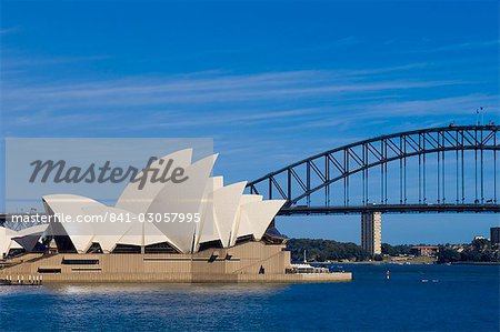 Opera House und Harbour Bridge, Sydney, New South Wales, Australien, Pazifik