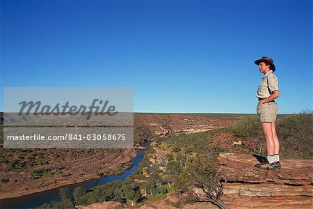 La boucle, Murchison River, Kalbarri National Park, Australie-occidentale, Australie, Pacifique La boucle, Murchison River, Kalbarri National Park, Australie-occidentale, Australie, Pacifique