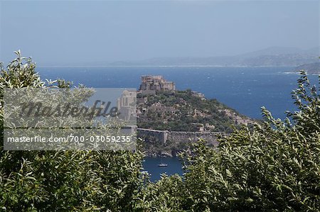 Aragonese Castle, Ischia Ponte, Ischia, Province of Naples, Campania, Italy