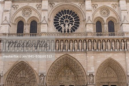 Détail de Notre Dame de Paris, Paris, France, Europe
