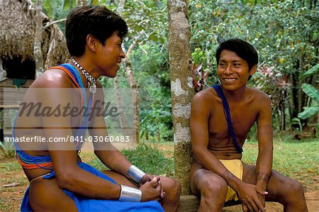 Embera Indianer, Soberania Nationalpark, Panama, Mittelamerika