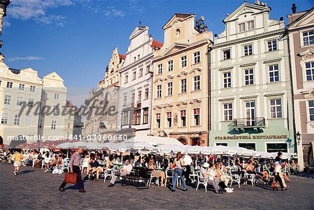 Staromestske Namesti (place de la vieille ville), Prague, République tchèque, Europe