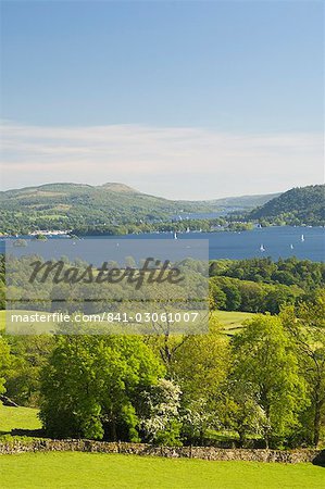 Lake Windermere, Parc National de Lake District, Cumbria, Angleterre, Royaume-Uni, Europe