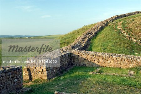 Milecastle 39, Castle Nick, Hadrian's Wall, UNESCO World Heritage Site, Nothumberland, England, United Kingdom, Europe