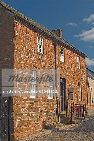 La maison de Robert Burns, écossais célèbre poète, Burns Street, Dumfries, Dumfries et Galloway, Ecosse, Royaume-Uni, Europe