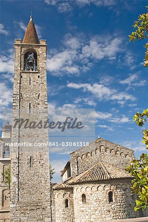 St. Severus Romanesque church, Bardolino, lac de garde, Veneto, Italie, Europe