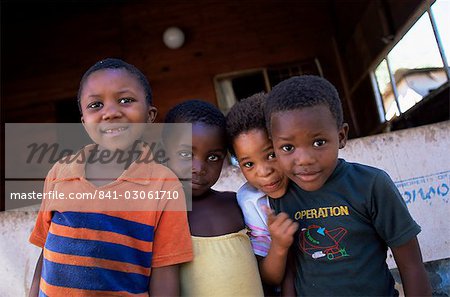 Kleinen Kindern in den Cape Flats, Kapstadt, Südafrika, Afrika