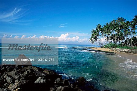 Beach near Galle, Sri Lanka, Indian Ocean, Asia