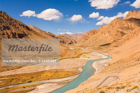 La rivière Zanskar, Ladakh, dans l'Himalaya indien, Inde, Asie