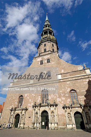 Église de Saint Pierre, Riga, Lettonie, pays baltes, Europe Église de Saint Pierre, Riga, Lettonie, pays baltes, Europe