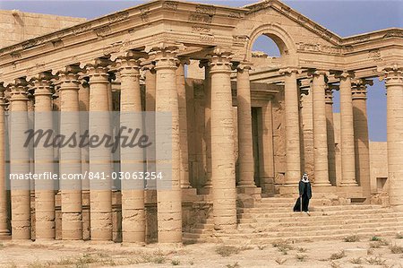 Temple du Mrn, Hatra, UNESCO World Heritage Site, Irak, Moyen-Orient