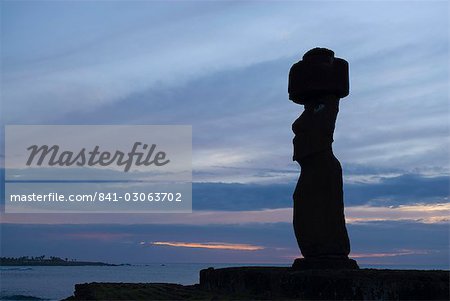 Ahu Ko Te Riko, Tahai Zeremoniell Site, UNESCO Weltkulturerbe, Osterinsel (Rapa Nui), Chile, Südamerika