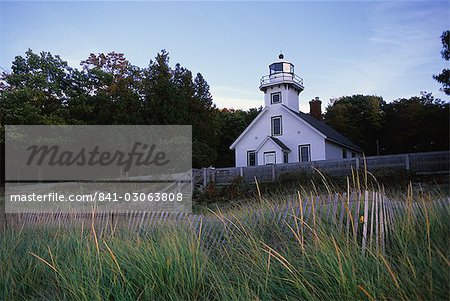 Old Mission Lighthouse, Michigan, United States of America, North America
