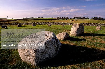 Torhouskie Stone Circle dating from Neolithic times, near Wigtown, Galloway, Dumfries and Galloway, Scotland, United Kingdom, Europe