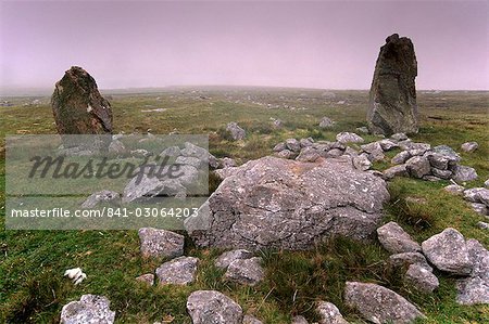 Chambered cairn at Housetter, Northmavine, Shetland Islands, Scotland, United Kingdom, Europe