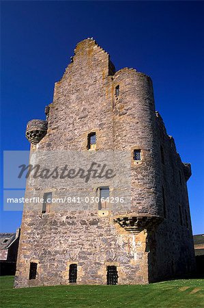 Scalloway Castle built by forced labour by Earl Patrick in 1600, Scalloway, Shetland Islands, Scotland, United Kingdom, Europe