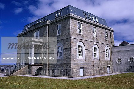 Symbister House, une demeure géorgienne construite en 1823 pour la famille de Bruce, les lairds, maintenant une école secondaire, Whalsay, îles Shetland, Ecosse, Royaume-Uni, Europe