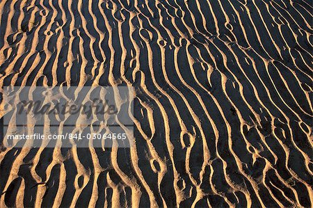 Luskentyre Bay, tidal area at low tide, South Harris, Outer Hebrides, Scotland, United Kingdom, Europe