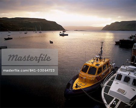 Hafen von Portree, Portree, Isle Of Skye, Innere Hebriden, Schottland, Vereinigtes Königreich, Europa