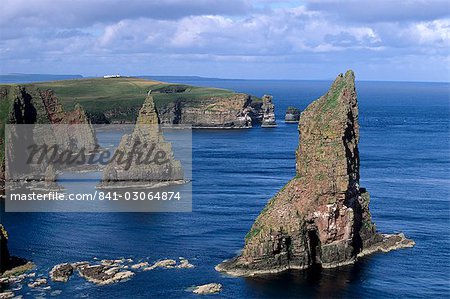 Duncansby Head, Caithness, région des Highlands, Ecosse, Royaume-Uni, Europe