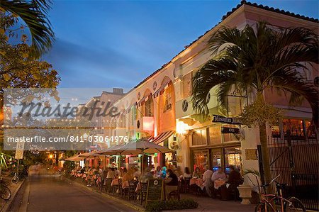 Espanola Way, Miami Beach, Floride, États-Unis d'Amérique, l'Amérique du Nord