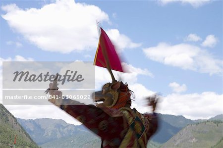 Buddhistische Festival (Tsechus), Haa-Tal, Bhutan, Asien